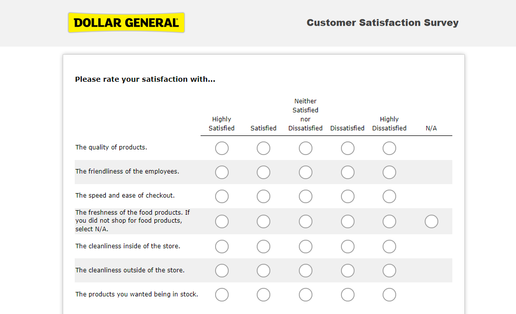 DGcustomerfirst Com Grab 100 Gift Card Dollar General   Dollar General Survey Image 